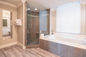 Hair dryer, towels, toilet paper