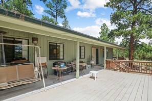 Cabin, 3 Bedrooms | Property grounds - Secluded Mountain Cabin With Forest Views 3 Bedroom Cabin by RedAwning (Happy Jack)