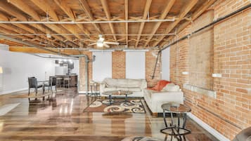 Apartment, 1 Bedroom | Living area | Smart TV