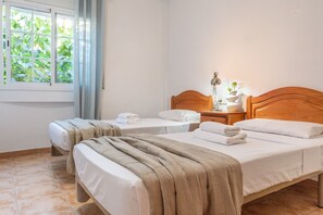 3 多间卧室、熨斗/熨衣板、免费 WiFi、床单