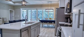 Open Concept home with Heated Pool in peaceful North Port
3 Bdrm, 4 Bath + Den