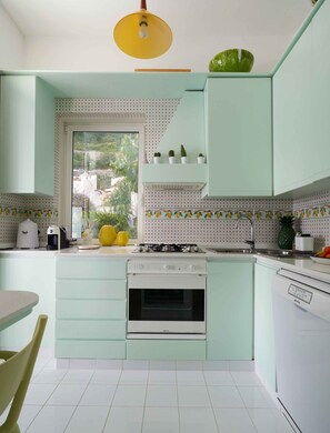 Private kitchen - DALU HOUSE. BRIGHT HOUSE WITH TERRACE AND BREATHTAKING VIEWS OF ALL POSITANO (Positano)