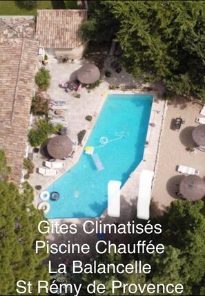 Pool - Air-conditioned gite with heated pool in Saint Rémy de Provence, facing the Alpilles mountains (Saint Remy De Provence)