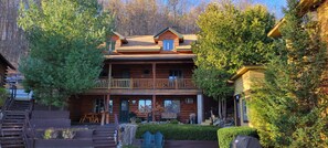 Cabaña familiar, 3 habitaciones, no fumadores, vistas al lago | Sábanas de algodón egipcio y ropa de cama de alta calidad