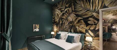 1 Schlafzimmer, Zimmersafe, Schreibtisch, Bügeleisen/Bügelbrett