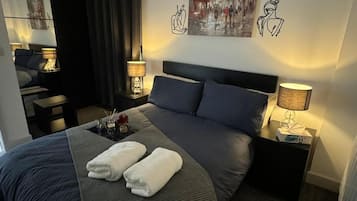 Apartemen | 1 kamar tidur, Wi-Fi gratis, dan seprai linen
