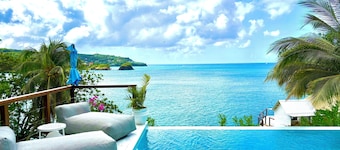 A Luxury Tented Experience with a Saltwater Infinity Pool and Private Beach.