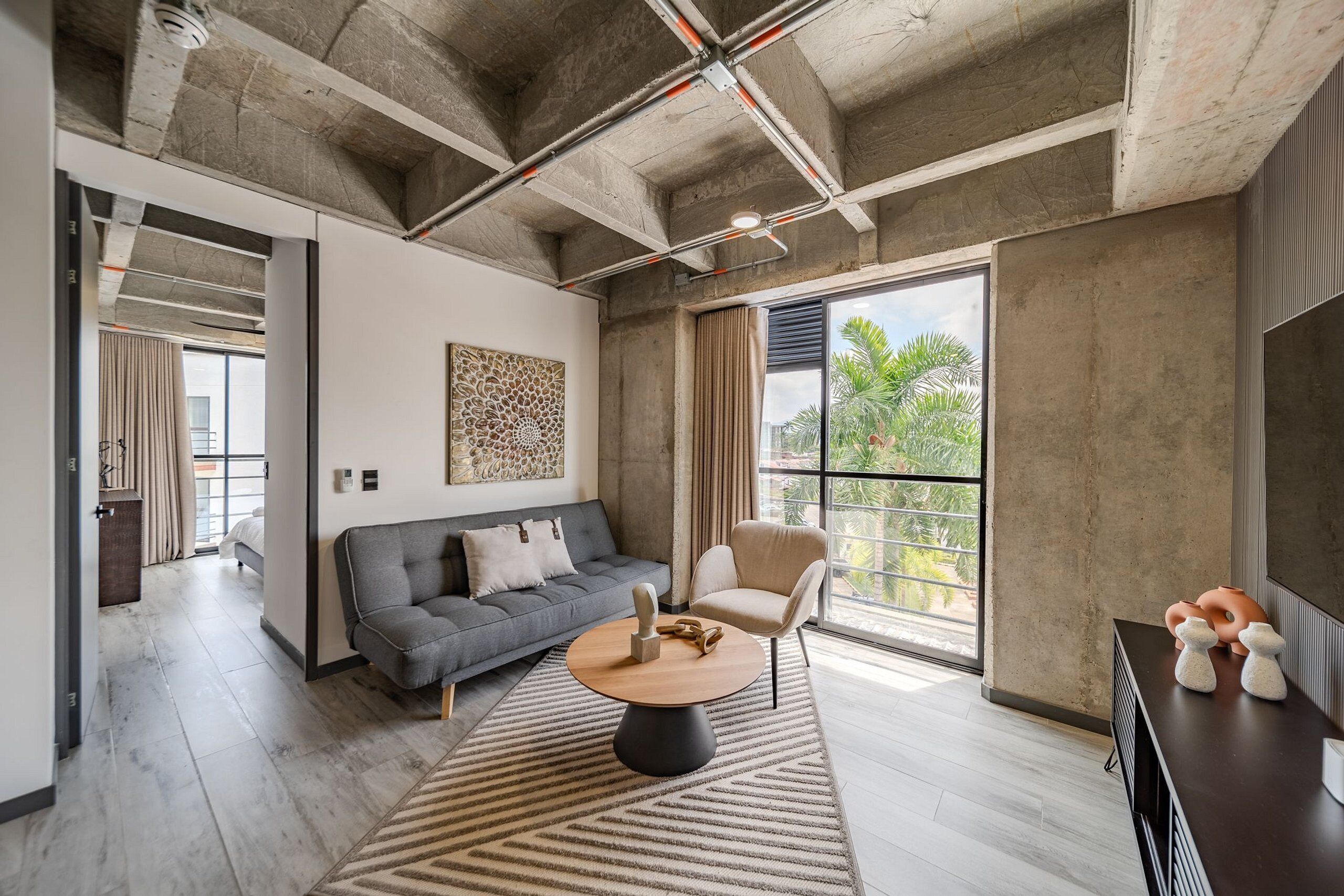 Comfort Apartment | Living area | 30-inch TV with cable channels