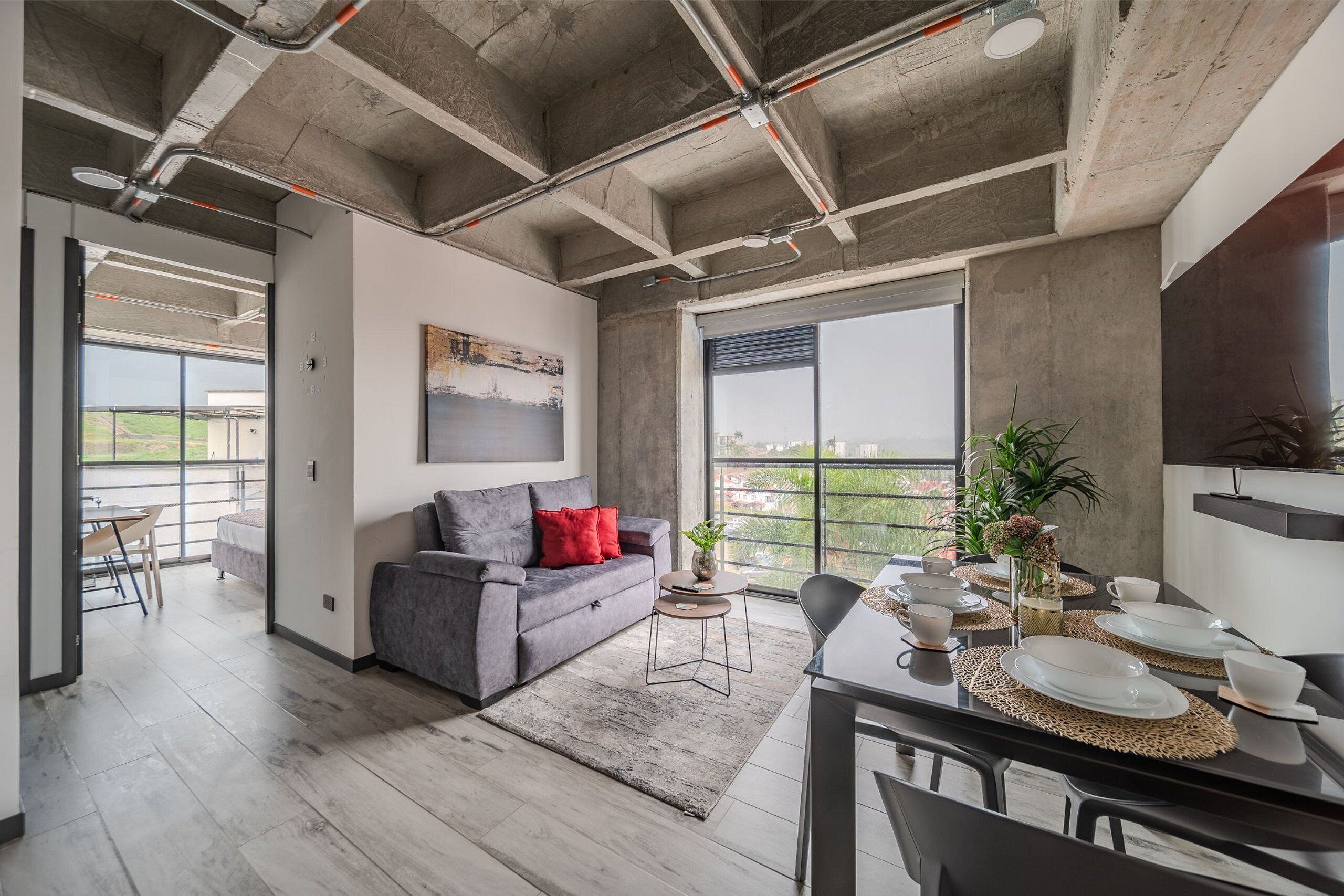 Grand Apartment, 2 Bedrooms | Living area | 30-inch TV with cable channels