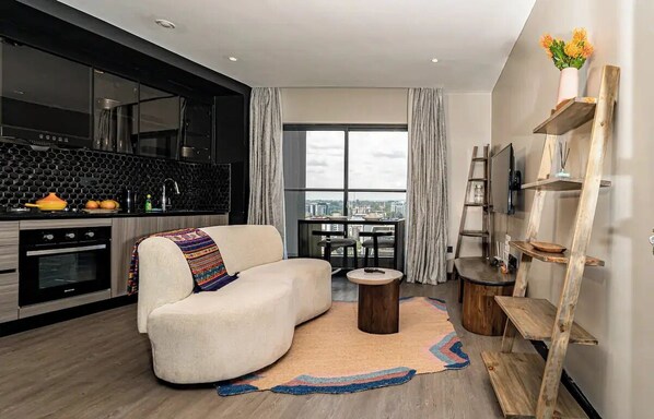 Smart TV - Spacious and bright|Studio apartment|Pool & Gym
(Nairobi)