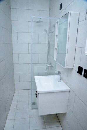 ヘアドライヤー、タオル、石鹸、トイレットペーパー