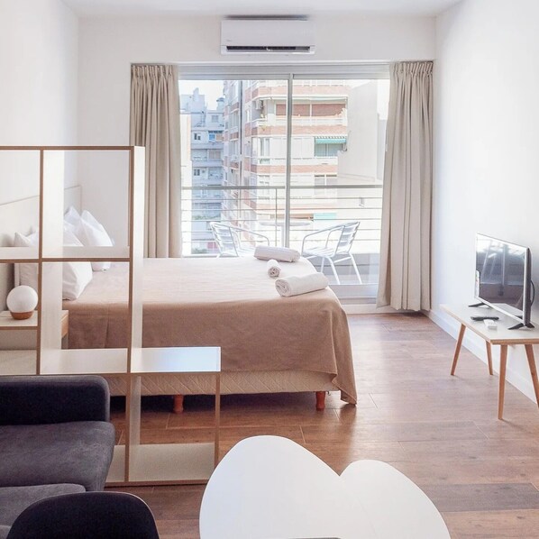 1 makuuhuone, ilmainen Wi-Fi, vuodevaatteet