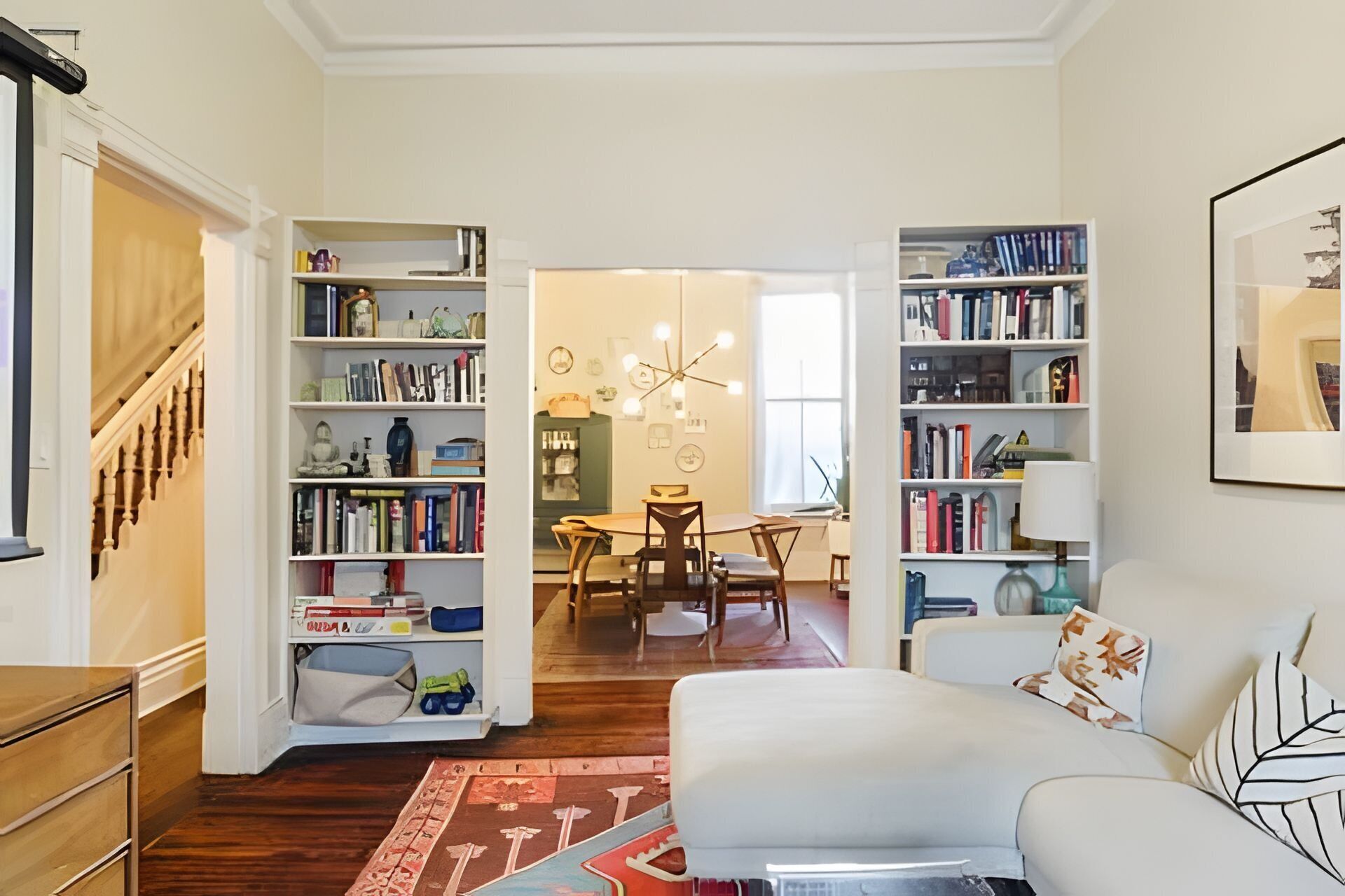 Family Chalet | Living area | 65-inch Smart TV with cable channels, fireplace, computer