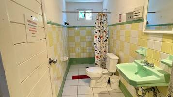 Hair dryer, towels
