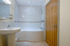 Hair dryer, towels