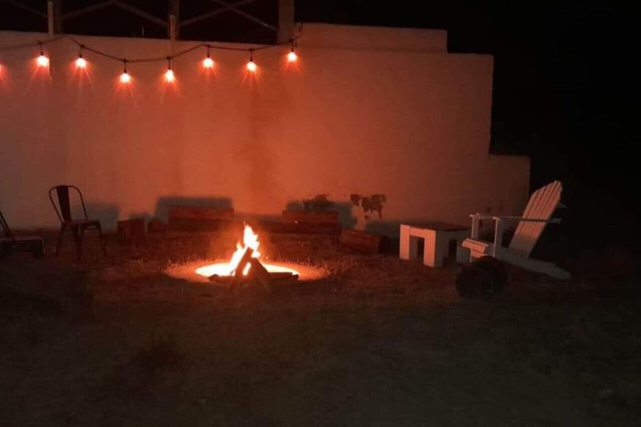 Overnatningsstedets område