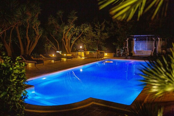 Front of property – evening/night