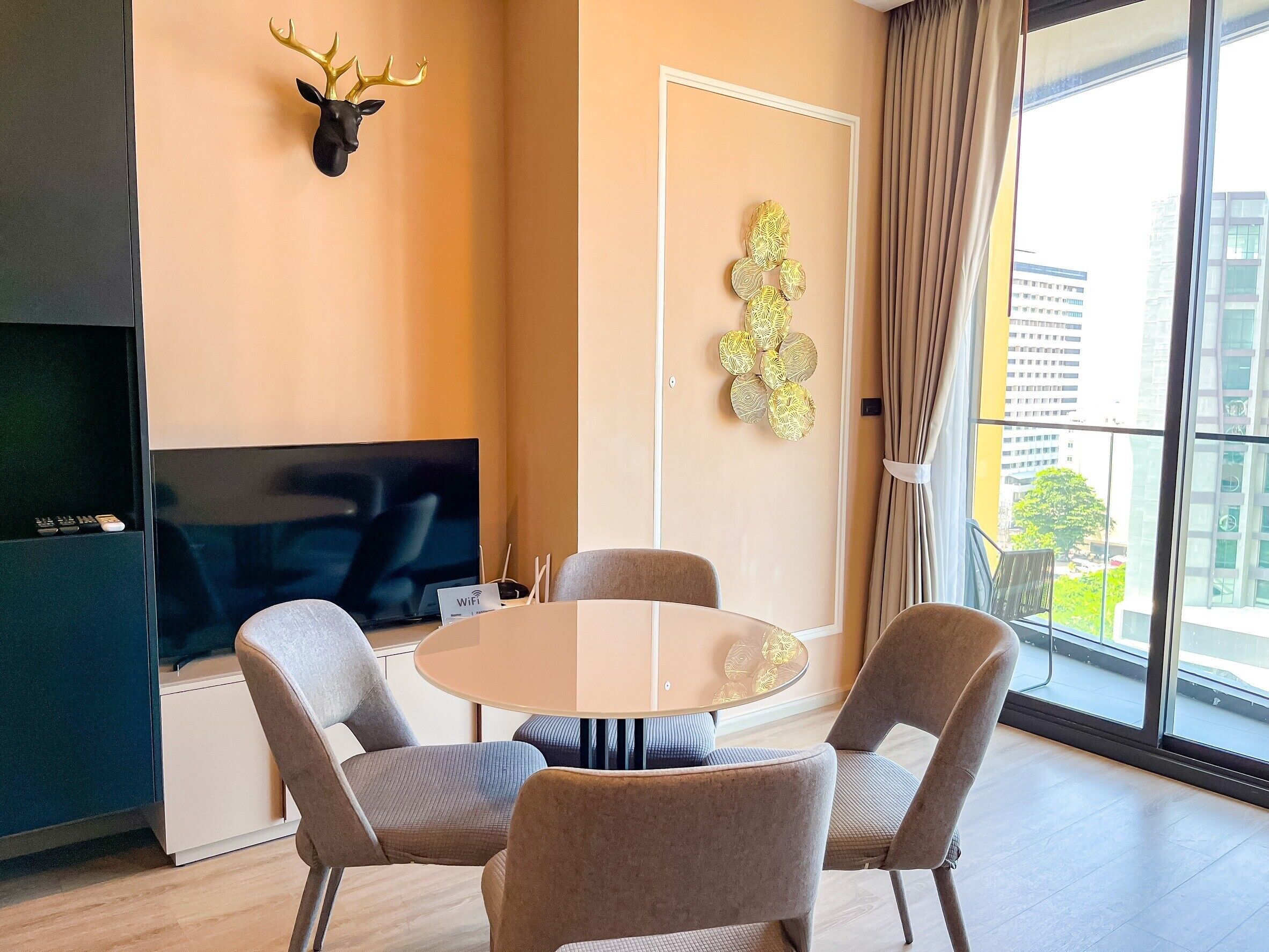 Façade de l’hébergement