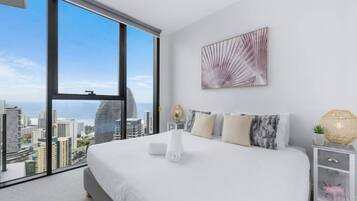 2 slaapkamers, een strijkplank/strijkijzer, wifi, beddengoed