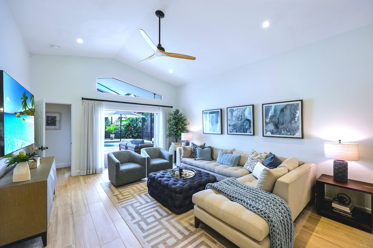 Photo 4 of 10% Off Weekly Naples Lux Home Private Heated POOL + Spa, Near Vanderbilt Beach
