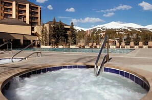 Indoor pool, outdoor pool