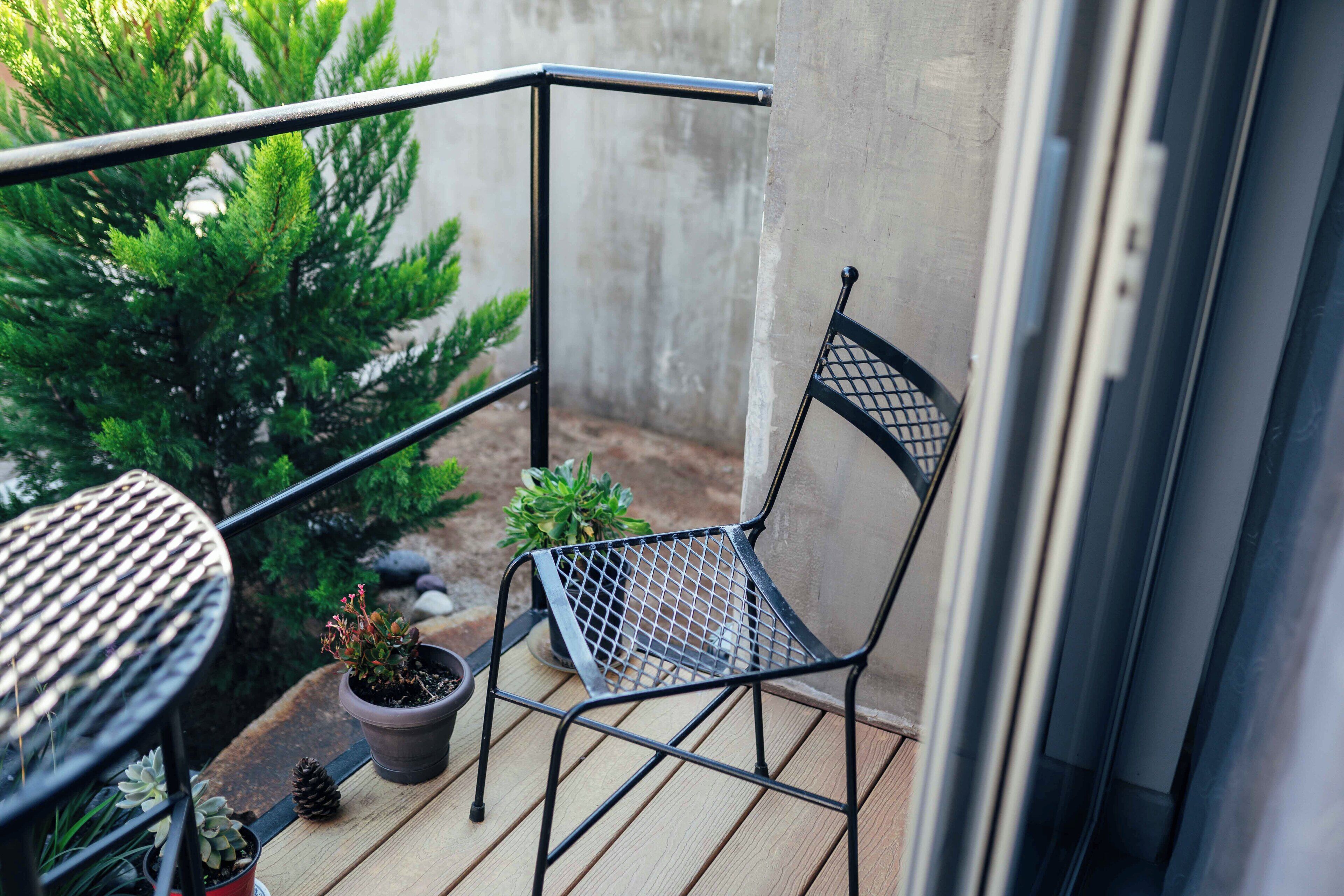 客房, 1 张特大床 | 露台