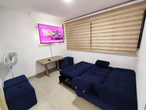 42-inch LCD TV with cable channels