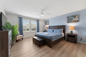 5 bedrooms, iron/ironing board, travel crib, WiFi