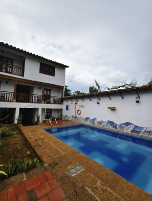 Terrace/patio - Hotel Casa El Mandarino (Barichara)