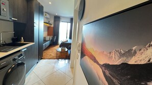Deluxe Studio Suite, Courtyard View | Desk, laptop workspace, blackout drapes, soundproofing - The Lennox  (Accra)