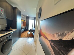 Deluxe Studio Suite, Courtyard View | Desk, laptop workspace, blackout curtains, soundproofing - The Lennox  (Accra)