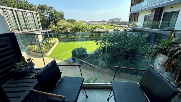 Deluxe Studio Suite, Courtyard View | Terrace/patio - The Lennox  (Accra)