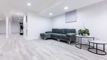 TV, fireplace, offices