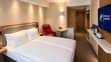 Standaard kamer, 1 queensize bed | Hypoallergeen beddengoed, een bureau, een laptopwerkplek