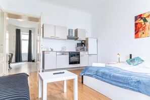 2 bedrooms, bed sheets