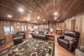 Interior - Camp Windy Dock: Winter Wonderland Awaits-  Snowmobiling, Ice Fishing, and More! (Presque Isle)