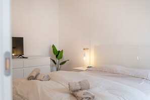 2 dormitorios, tabla de planchar con plancha, wifi y ropa de cama