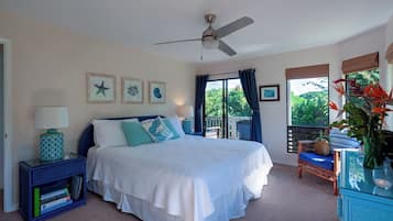 Casa, varias camas, patio, vista al océano (26) | 2 habitaciones, decoración personalizada y muebles diferentes
