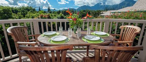 Hus - flere senge - terrasse - havudsigt (26) | Udendørs spisemuligheder