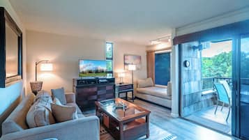 Condo, Berbilang Katil, Balcony, Garden View (B4) | Ruang tamu