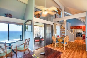 Appartement, Meerdere bedden, balkon, uitzicht op zee (D7) | Dineren