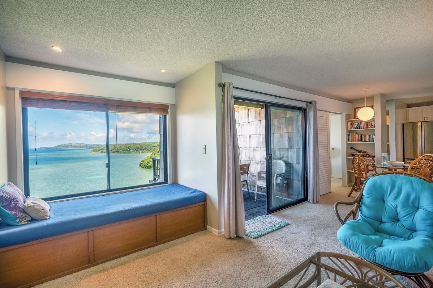 Appartement, Meerdere bedden, balkon, uitzicht op zee (E8) | Woonruimte