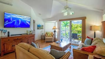 Rumah, Beberapa Tempat Tidur, hot tub, pemandangan kebun (40) | Area keluarga | Stasiun docking MP3