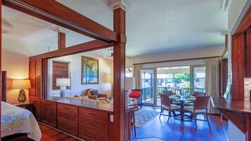 Appart'hĂŽtel, plusieurs lits, bain Ă remous, vue ocĂ©an ( E3) | Vue depuis lâhĂ©bergement