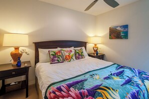 Condo, 1 King Bed with Sofa bed, Balcony, Pool View (218) | 2 bedrooms, individually decorated, individually furnished