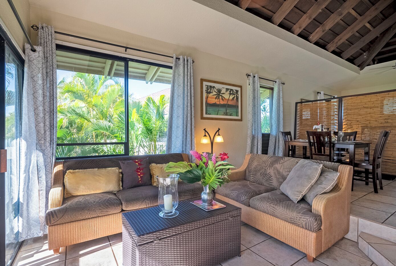 Condo, várias camas, cozinha, vista para o jardim (204A) | Área de estar