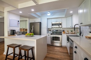 Condo, Multiple Beds, Patio, Garden View ( 2C) | Private kitchen | Coffee/tea maker - Puamana 2C (Princeville)
