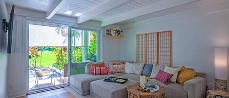 Condo, Multiple Beds, Patio, Garden View ( 2C) | Living area