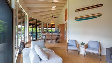 Condo, Berbilang Katil, Balcony, Garden View (5B) | Ruang tamu