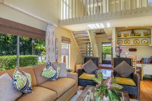 Condo, Multiple Beds, Patio, Garden View (21D) | Living area